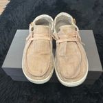 Hey Dude  tan glitter casual shoes sneakers women’s 8 Photo 6