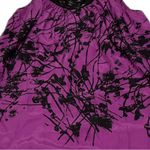 Karen Kane Purple & Black Print Halter Top - Size M women’s NWOT Photo 1
