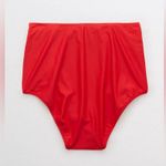 Aerie  High Waisted Bikini Bottom in Chilly Red Photo 3