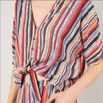 Mustard Seed Colorful Striped‎ Top/Short Set Photo 10