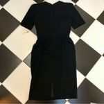 Saks 5th Avenue NWT Vintage 80s Saks Fifth Ave Rimini Midi Dress Sheath Rhinestone AB Buttons M Photo 3