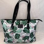 New Hello Kitty Sanrio Jungle Print Tote Green Photo 0