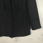 EXPRESS Stretchy Black Button Down Shirt 7/8 Photo 2