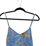 Hemant and Nandita Slip Dress Mini Floral Print Viscose Blue Size XS Photo 4