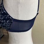 Aerie  Brooke‎ Bra 36D Floral Lace Scallop Trim Blue Bra Photo 6