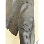 VTG AllSaints Leather jacket y2k Biker Moto Bomber Women’s 6 limited edition Black Photo 6