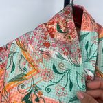 World Market Patchwork‎ Floral Short Sleeve Pastel Open Front Kimono Cardigan Orange Size undefined Photo 8
