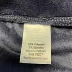 Croft & Barrow NWOT ® Straight-Leg Dark Blue Velour Pants - Medium Photo 2