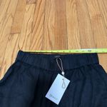 Quince  NWT Black 100% European Linen Tapered Ankle Pants Size Small Photo 6