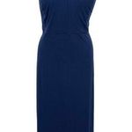 Market & Spruce Strappy Classic Sleeveless Maxi Dress Navy Blue Size 2X NWT Photo 0