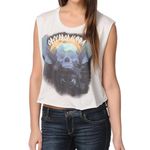 Obey  cut off tank top tee shirt loose skull Photo 0