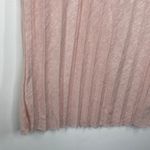 Sanctuary Light Pink Pleated Short Sleeve Crewneck T-Shirt Women's Size Small S Photo 2