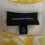 Who What Wear  Yellow and White Floral Top Photo 2