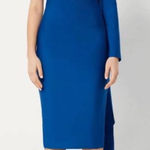 Elliatt  Rhiannon Midi One Shoulder Bow Dress in Cobalt Blue size Small $230 Photo 0