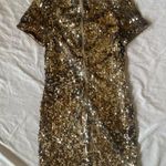 Forever 21 y2k brown and gold sequin mini dress Photo 1