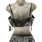 Lulus Pure Brillance Metallic Cami Skirt 2pcs Set Gold Size M Photo 8