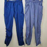 Jaanuu  Blue Scrubs Pants Size Medium Two Pairs Photo 0