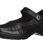 Women's 7 7.5 38 Romika Cassie Mary Jane Shoes Comfort Black Leather Academia Photo 0