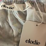 Elodie Floral Print Short Sleeve Scoop Neck Rayon Cropped Top Size Medium NWT Photo 5