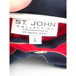St. John vintage | L | Knits Santana knit sweater Gold Trim Nautical Top Womens Photo 3