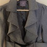 Forever 21 Vintage Winter Coat Tie Waist Pea Coat Preppy wool blend Photo 5