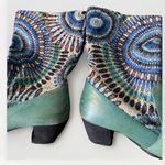 Spring Step  L’Artiste Boots Turquoise Size 41 EU 10  US‎ Boho Aztec Art Womens Photo 5