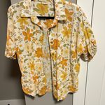 Billabong  Yellow and Green Floral Shirt Photo 0