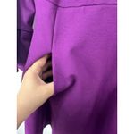 Kate Spade NY Dress S Purple Ruffle Sleeve Fit Flare Quiet Luxury Cocktail Party Photo 3