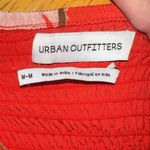 Urban Outfitters  Women's Red Floral Chiffon‎ Romper Size M Summer Casual V-Neck Photo 1