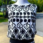 Enfocus Studio En Focus Studio Print Black and White Perfect Fit Dress 6 Photo 1