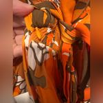 Faithfull the Brand Faithful The‎ Brand Isola Midi Dress in Orange Sz S Photo 8