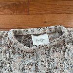 Jessica Simpson marbled pastel blue pink purple gray neutral ribbed cable knit sweater Photo 1