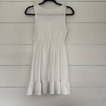 Caution to the Wind Women’s Medium White Tank Dress Photo 2