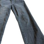 Good American  Straight Leg Jeans Grey Chewed Hem Stretch Cotton Size 6 Women's Photo 5