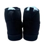 MIA Stitch Fix Bearpaw Shorty Black SZ 6 Suede Ankles Boots Bootie Shearling Photo 2