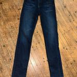 Point Sur dark wash high rise ankle skinny 26 stretchy mom jeans Blue Photo 2