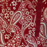 Tommy Hilfiger  XLarge Cranberry Paisley Tank with Buttons in front Photo 4