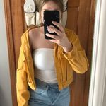 ZARA Cropped Denim Jacket Photo 1