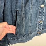 Style & Co Denim Jacket Womens XL Button Front Pockets Classic Jean Coat Photo 4