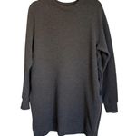 Varley  Women's Albret Long Sleeve Mini Dress in Charcoal Marl Photo 1