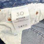 MOTHER Denim The Looker Ankle Fray Skinny Cigarette Jeans Twice Shy Light Wash Blue Size 30 Photo 13