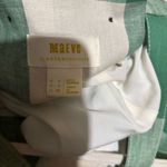 Anthropologie Maeve  Greta Gingham MidiDress 0 Multicolor Linen Blend Button Back Photo 6