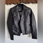 Harley Davidson black sheepskin leather jacket size XS NWT Photo 0