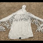 POL  NWOT full zip fringe hoodie size small Photo 2