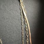 Golden layered chain necklace Photo 3