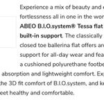 Abeo BIO System Tessa Wine Burgundy Suede Flats 8.5 Comfort Shoes Photo 9