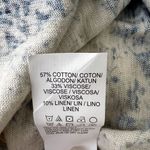 Lucky Brand Linen Floral Patterned Bali Knit Top Photo 8