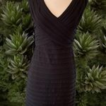 XScape  Joanna Chen Sleeveless Bandage Bodycon Pleated Sheath Dress Photo 1