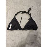 Victoria's Secret  Bikini Top Size S Black String Triangle Swim Top Photo 1