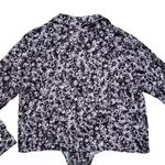 Velvet Heart Wrap Tie Floral Blouse Womens Medium Long Sleeve Button Up Photo 9